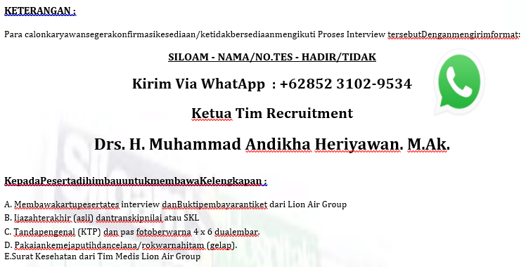 Nomor Penipu Lowongan Kerja Dokter